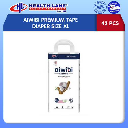 AIWIBI DIAPERS TAPE (42'S) (LARGE PACK) - XL